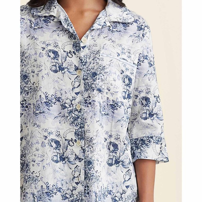 Papinelle Toile De Jouy Crop Pj Set image number 2